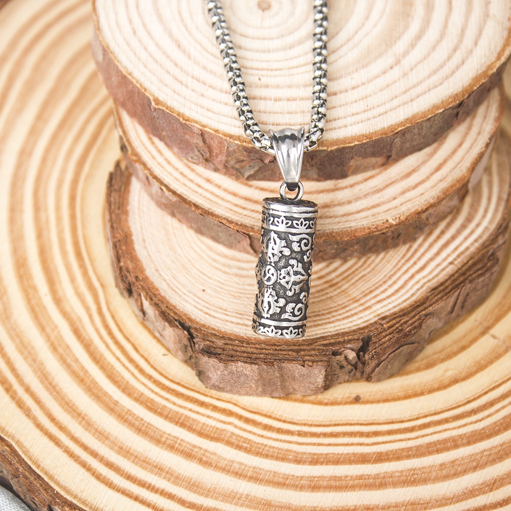 Vòng cổ bằng thép không gỉ phong cách Âu Mỹ thời trang