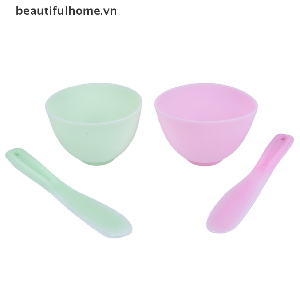 Bộ 2 Dụng Cụ Đắp Mặt Nạ Bằng Silicone Tiện Lợi