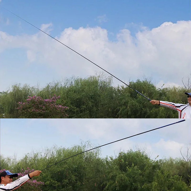 Cần Câu Tay Bằng Sợi Carbon Cần Câu đài Telescopic Fishing Rod 1.8-6.3m