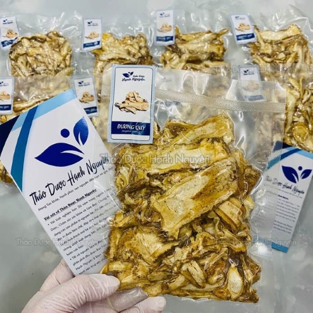 Đương quy thái lát 100g - Thảo Dược Hạnh Nguyên