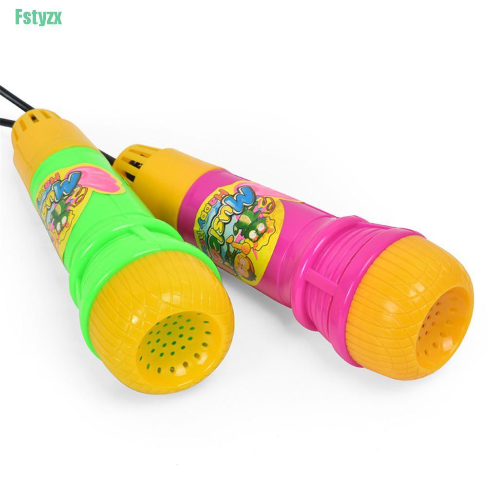 fstyzx Echo Microphone Mic Voice Changer Toy Gift Birthday Present Kids Party Song