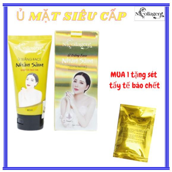 TINH CHẤT TRẮNG MẶT CHUYÊN SPA NHÂN SÂM N - COLLAGEN (Giảm nám, tàn nhan, thâm, bậc tone da giúp da mau hấp thụ kem)