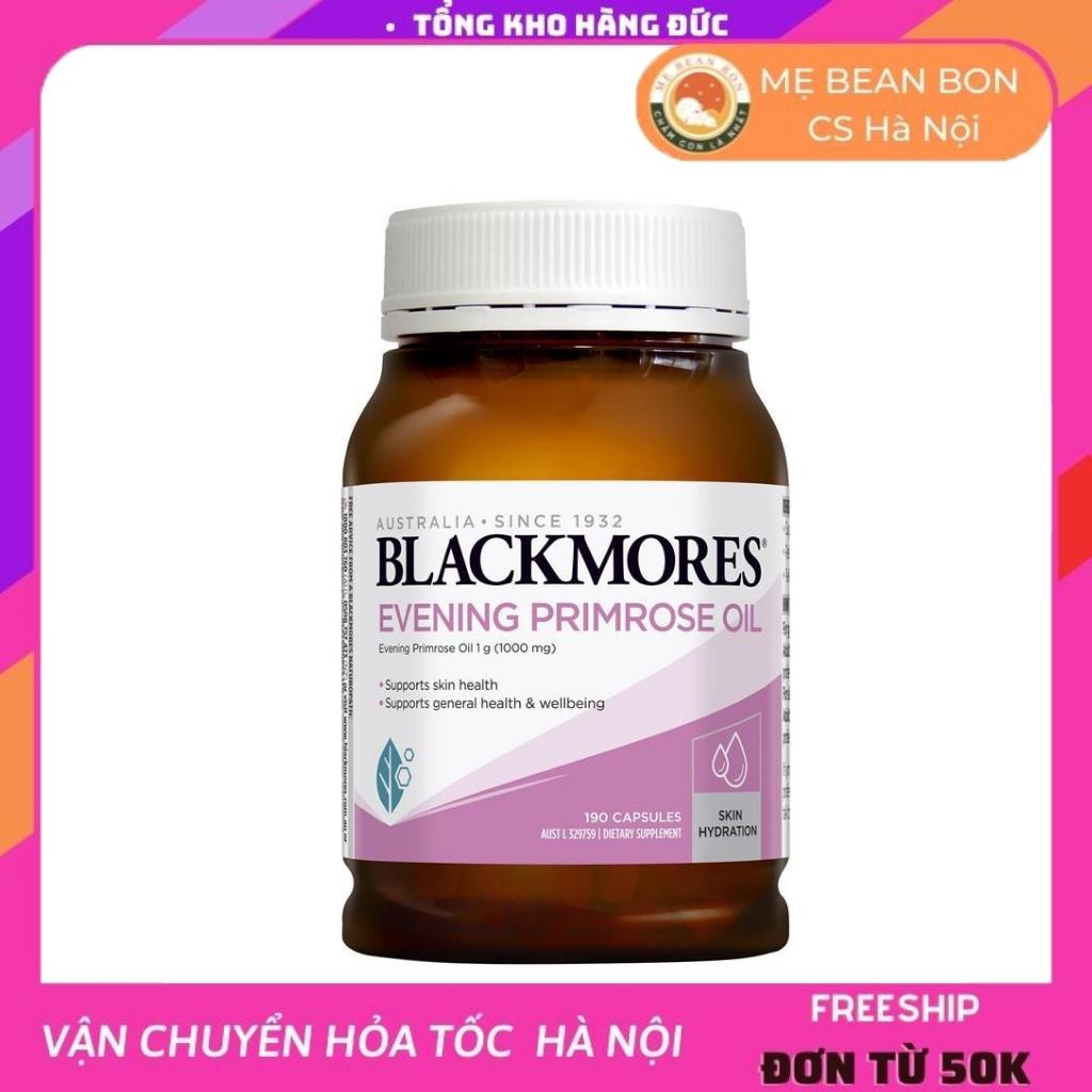Tinh dầu Hoa anh thảo Blackmores Evening Primrose Oil Úc 190 viên hỗ trợ làm đẹp da tóc, cân bằng nội tiết, giảm mụn