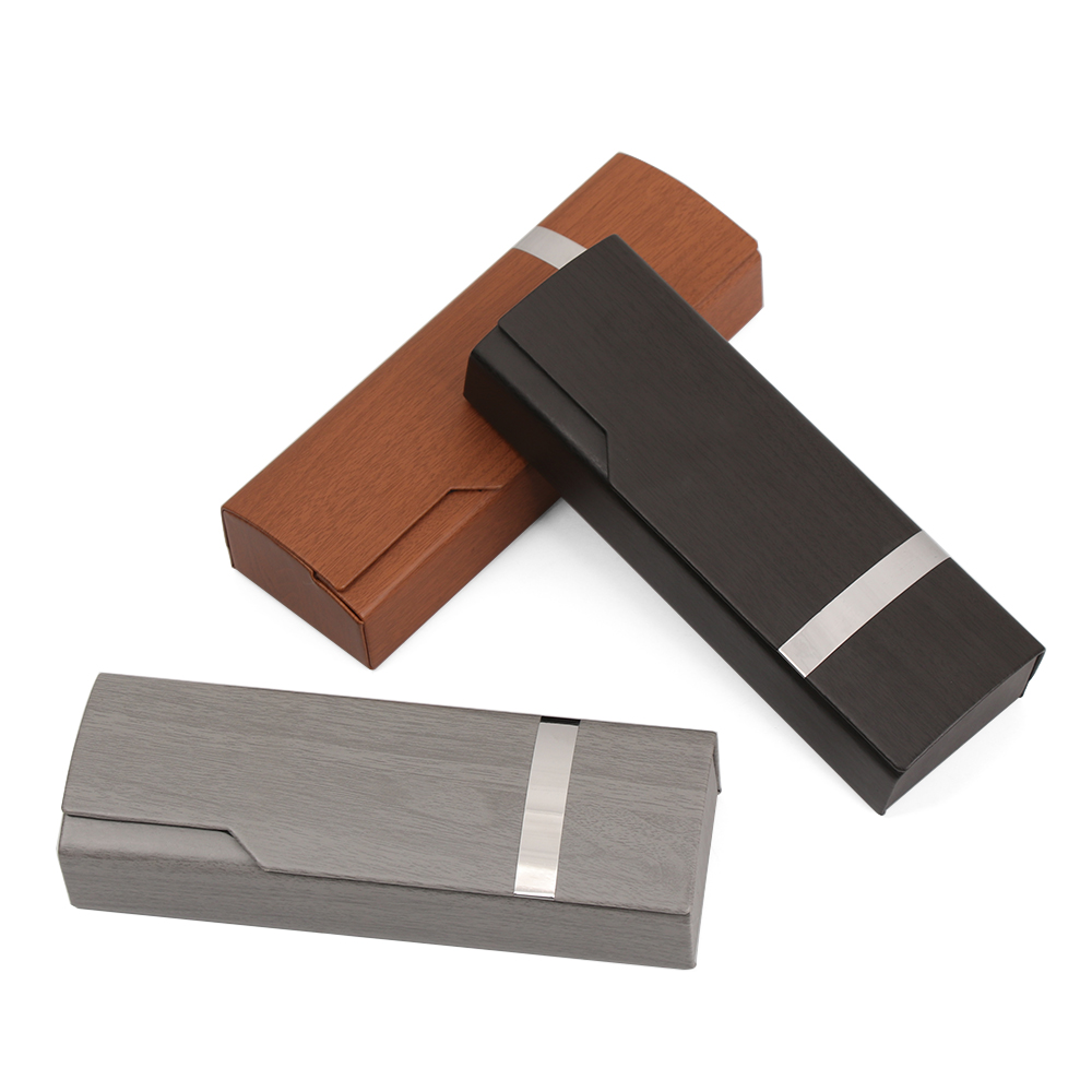 Hộp Đựng Mắt Kính Giả Gỗ Thời Trang Unisex