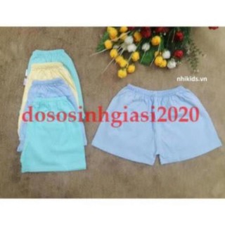 Quần đùi cho bé-Set 5 quần ngắn sơ sinh bosini màu