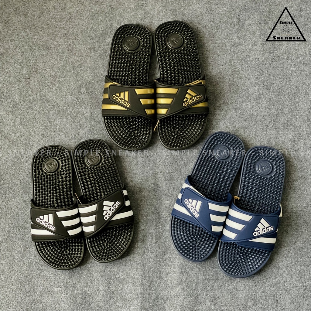 Dép Adidas Adissage Chính Hãng 🔴SIMPLE SNEAKER🔴 Adidas Adissage Slides Dép Quai Ngang Dán Massage Chân Thư Giản G28843