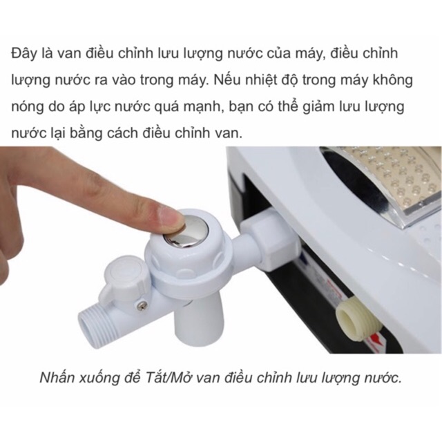 Van máy nước nóng trực tiếp centon nhập khẩu malaysia - hàng chính hãng 100%