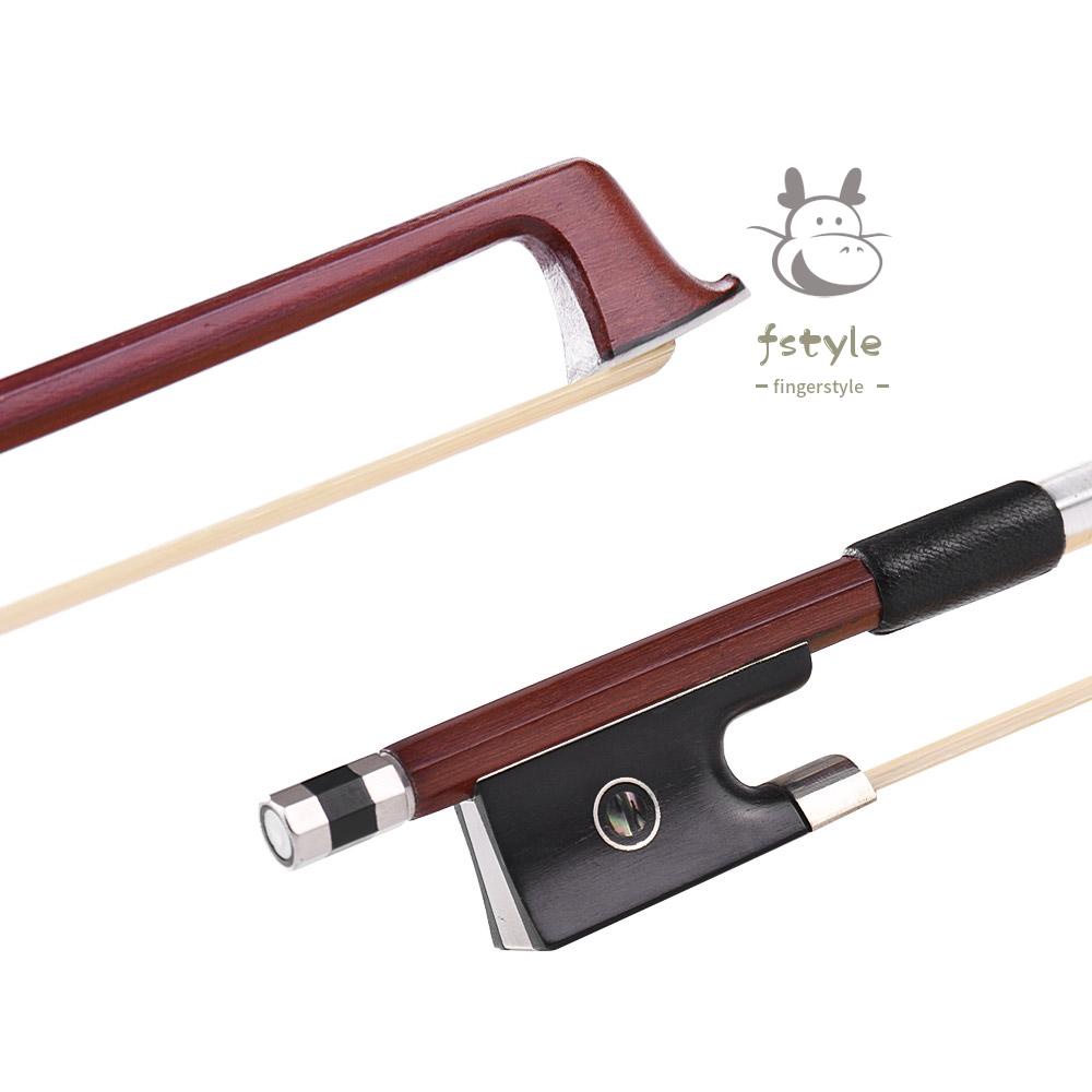 Concert Level 4/4 Violin Fiddle Bow Well Balanced IPE Wood Stick Ebony Horsehair