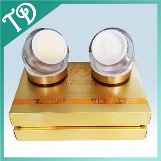 [SIÊU SALE] COMBO ngày đêm TS vàng 2in1, chuyên làm mờ nám tàn nhang và trắng da tự nhiên, mỹ phẩm TS tím.