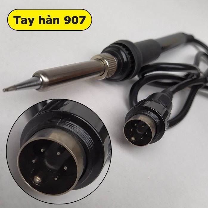 Tay Hàn Hakko936, 907 50W⚡Chất Lượng⚡Dùng Cho Máy Hàn Hakko936Trạm Hàn 936, C11, NK936