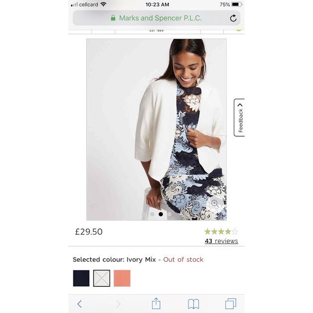 Áo khoác len tay lỡ Marks and Spencer | BigBuy360 - bigbuy360.vn