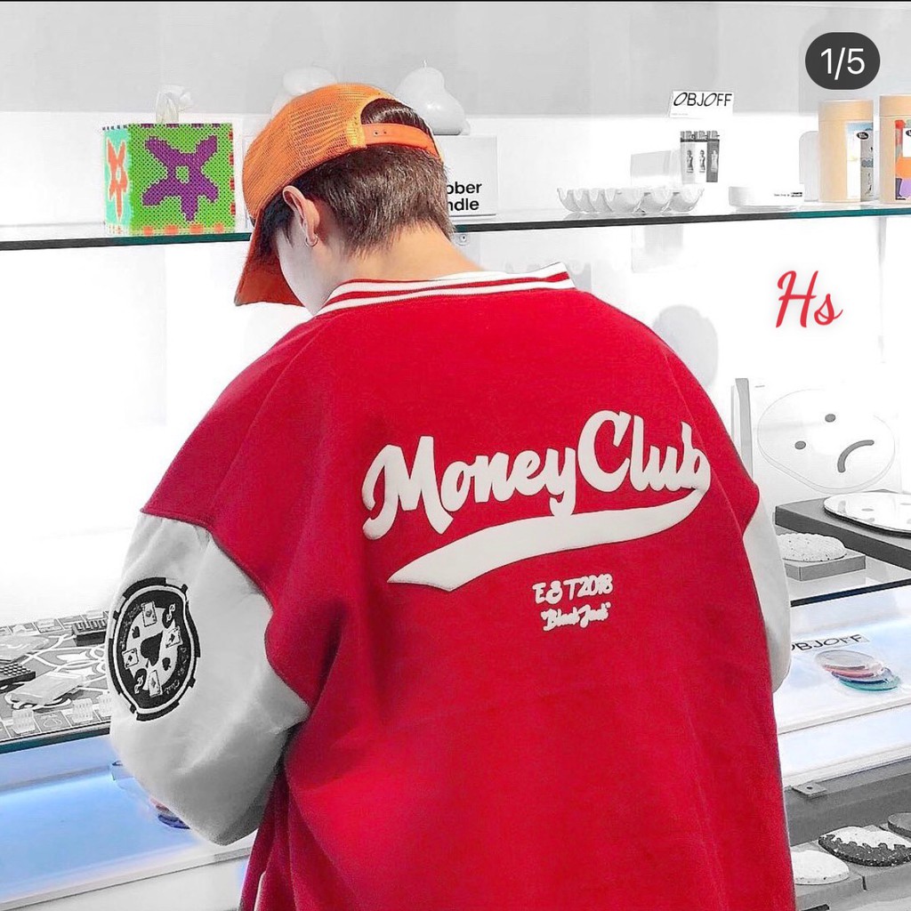 Áo Bomber Phối Chữ M Unisex Chất Liệu Nỉ Ngoại Daisy SP000438 | BigBuy360 - bigbuy360.vn