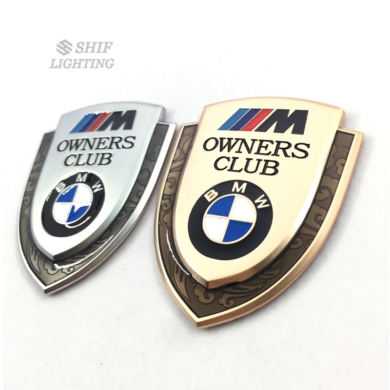 Miếng dán logo BMW cao cấp trang trí xe hơi