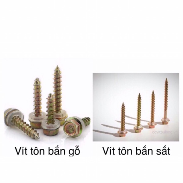 Vít tôn bắn gỗ bắn sắt các loại ( 100gr)