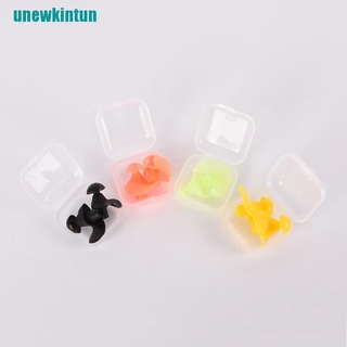 U●1 Cặp Nút Bịt Tai Bằng Silicone Mềm Chống Ồn / Thấm Nước