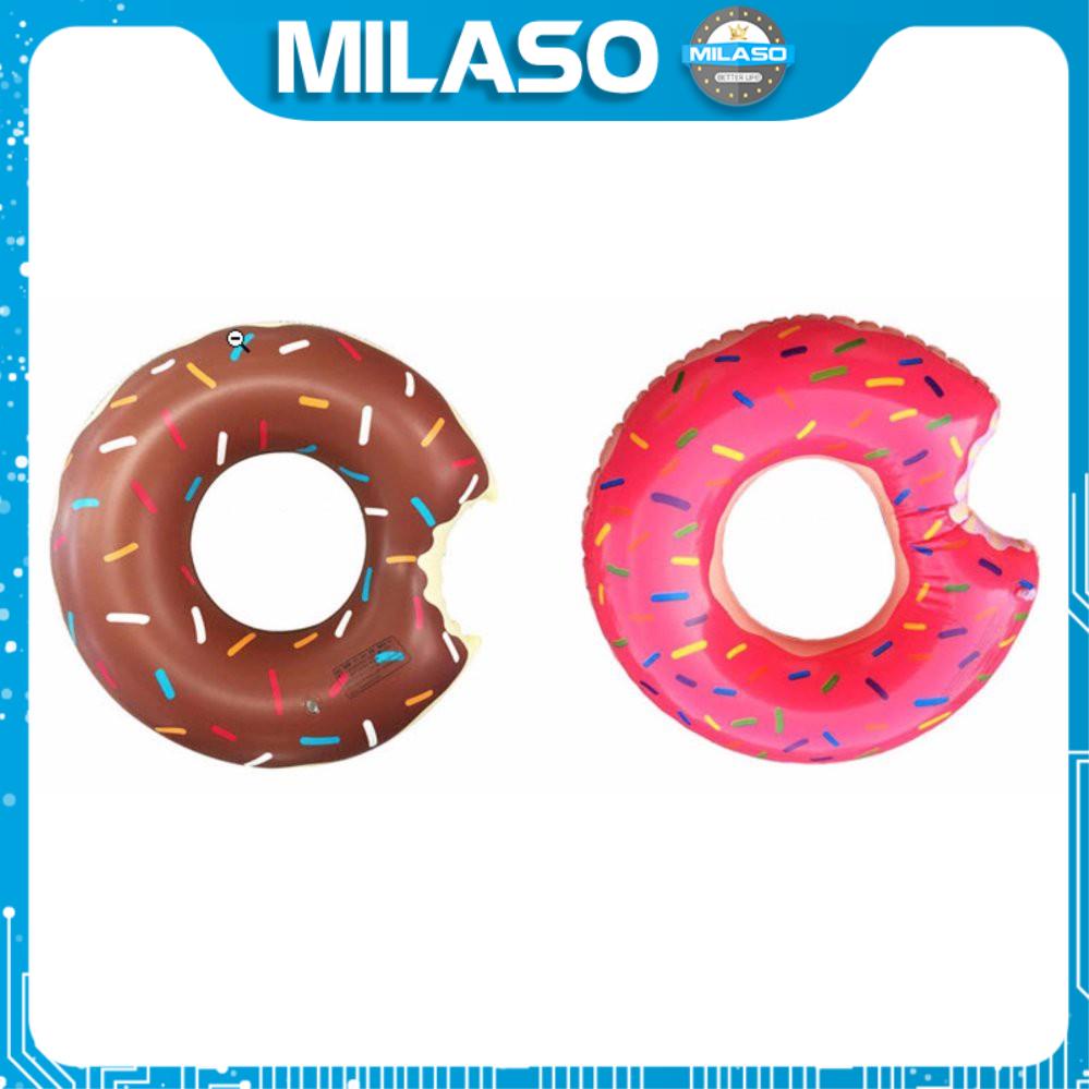 Phao bơi cho bé MILASO size 60 cm tập bơi cho trẻ em hình bánh vòng Donut dễ thương SS-001301