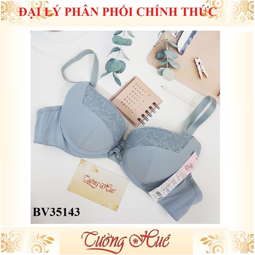 Áo lót nữ Bon Bon BV35143 mút dầy nâng ngực phối ren.