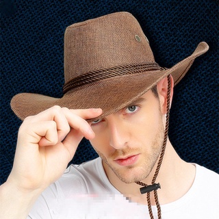 Mũ Cao Bồi Nam / Mũ Chống Nắng Nam / Mũ Rộng Vành Nam / Nón Chống Nắng / Nón Tai Bèo Vành Rộng Chống Nắng Tia UV Thời Trang Mùa Hè Cho Nam