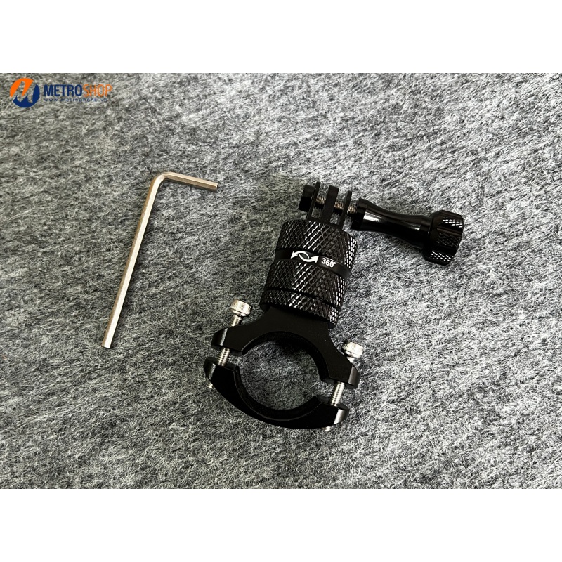 MOUNT GẮN GOPRO GHI ĐÔNG MOTO XOAY 360 ĐỘ CNC PULUZ