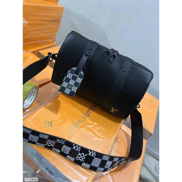 [Có video]Túi Đeo Chéo LV Nam Hoạ Tiết Hoa Cực Xịn - Túi Trống Mini LV Nam SPF Full Box Bill