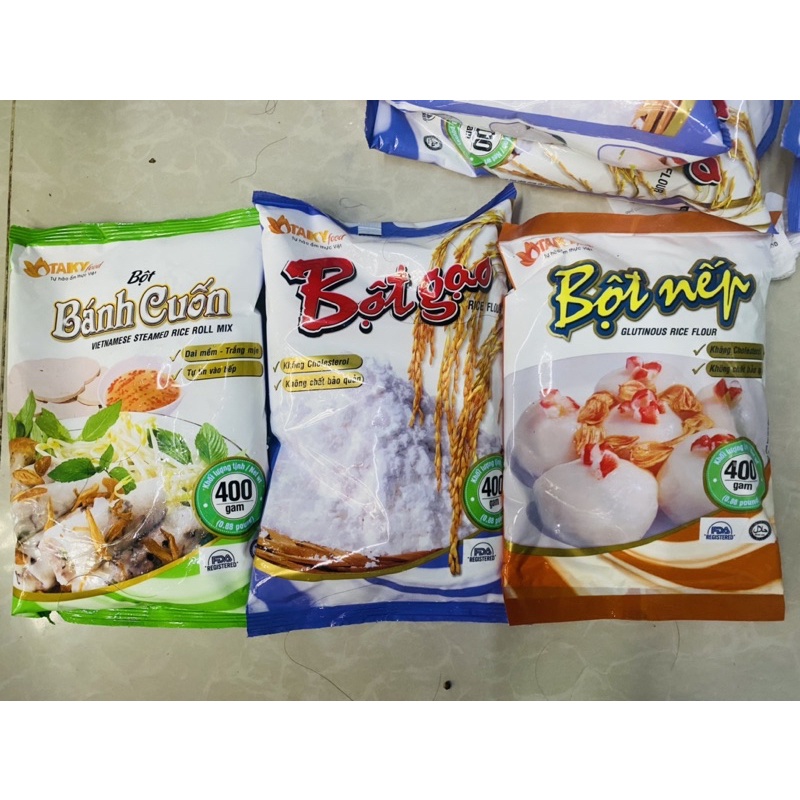 Bột gạo, bột nếp, bột bánh cuốn Tài Ký