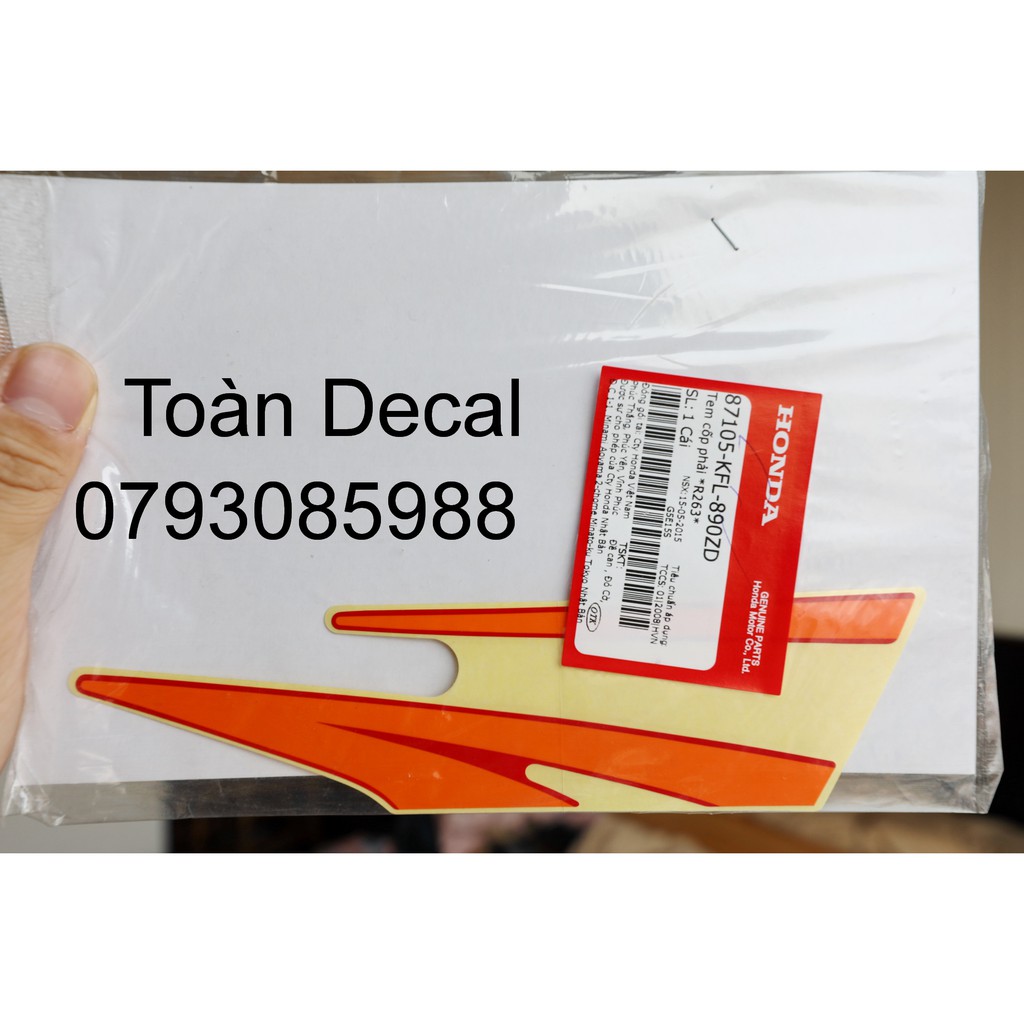 Tem Future 1 đời đầu hàng Honda