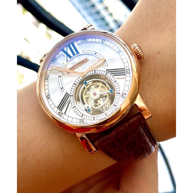 Đồng hồ nam Tourbillon reef tiger rga1999