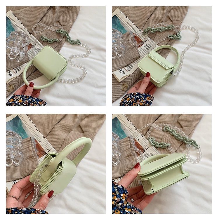 Túi Đeo Vai mini Bằng acrylic Màu Sắc Ngọt Ngào Thời Trang Hè 2023 Cho Nữ