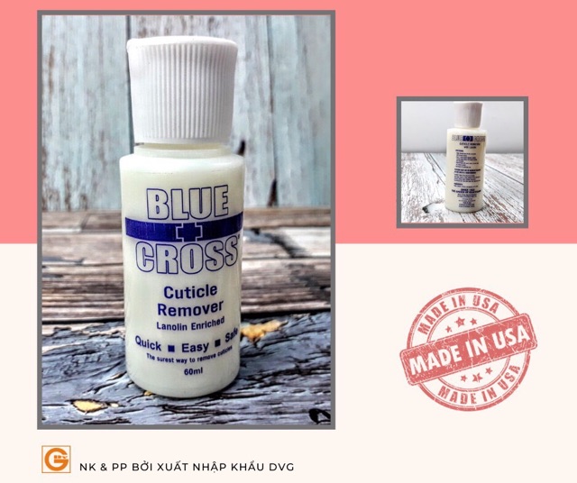 Kem mềm da Mỹ không cần ủ Blue Cross Cuticle Remover