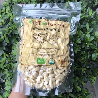 Hạt điều tươi nhân trắng hữu cơ VietOrganic 1kg dùng làm sữa hạt, rang muối - Orgacnic Cashew Nut