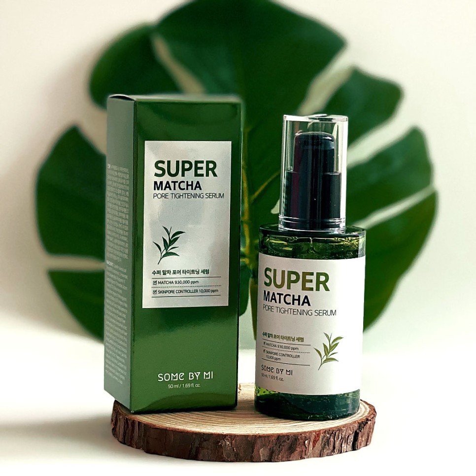 Tinh chất dưỡng da se khít lỗ chân lông Some By Mi Super Matcha Pore Tightening Serum 50ml