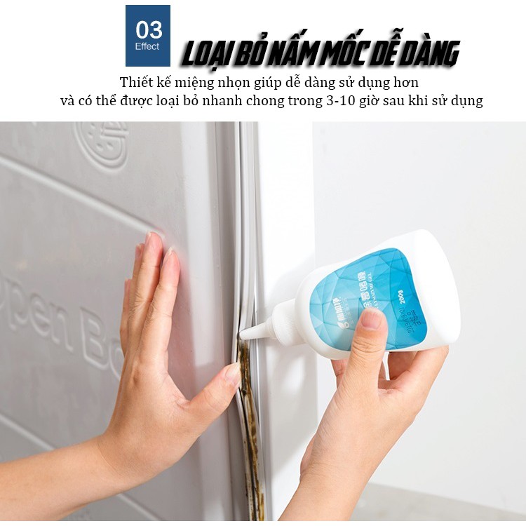 GEL Tẩy Mốc Đa Năng Dành Cho Nhà Bếp, Nhà Tắm 200ml - GEL Tẩy Mốc