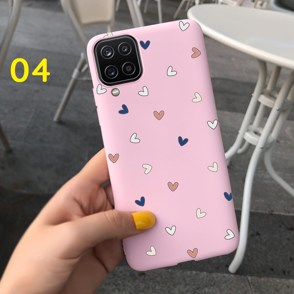 Ốp lưng Samsung A12 / A22 dẻo in hình trái tim