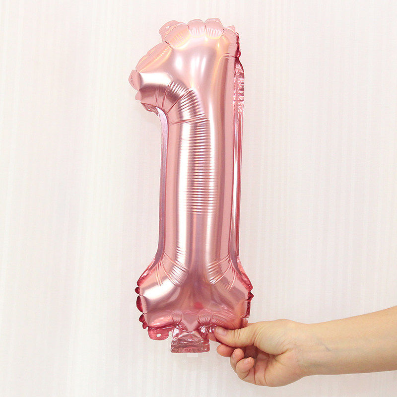 Bong Bóng Nhôm Hình Số 16inch Dùng Trang Trí Tiệc Sinh Nhật