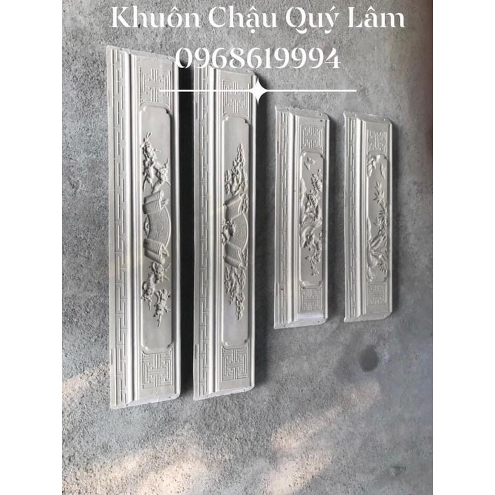 Khuôn chữ nhật dài 1,25m rộng 85cm Cao 25cm kèm chân đôn vuông 55 mặt 33 nhựa composite