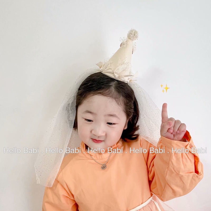 Bờm Mũ Sinh Nhật Công Chúa Mẫu Quốc Dân Cho Bé Cực Kì Xinh Xắn Đáng Yêu Hello Babi