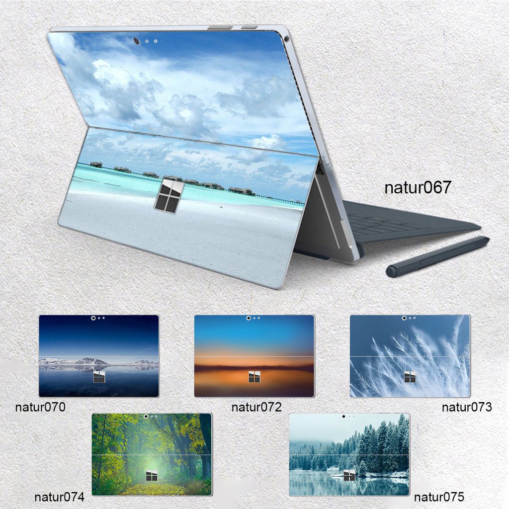 Skin dán hình thiên nhiên x03 cho Surface 3 2015; Go, Go 2, Go 3; Pro 2 3 4 5 6 7 8 9 X
