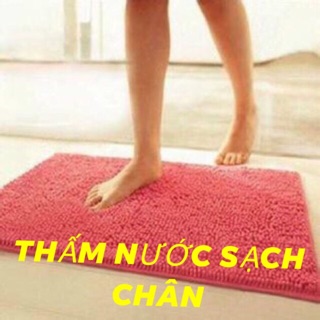 Com bo 2 thảm Thái lau chân 4D cottong siêu thấm