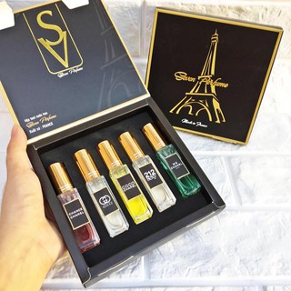 Set nước hoa 5 chai.