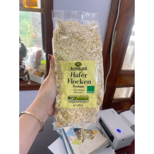 Yến mạch hạt ăn giảm cân gói 500g hàng của đức chính hãng