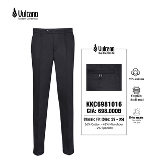 Quần Khaki cao cấp Vulcano dáng Classic 1016