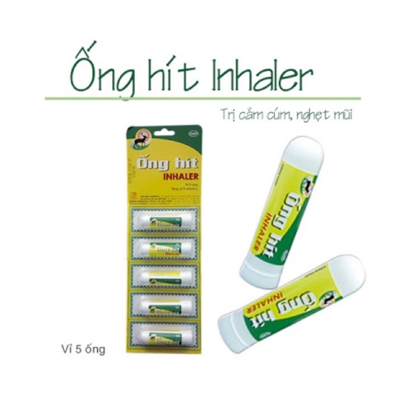 Ống Hít Mũi Inhaler Ngăn Ngừa Viêm Mũi