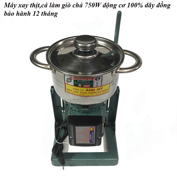 Máy xay thịt, cá. làm giò chả, ruốc mini - Công suất 750W