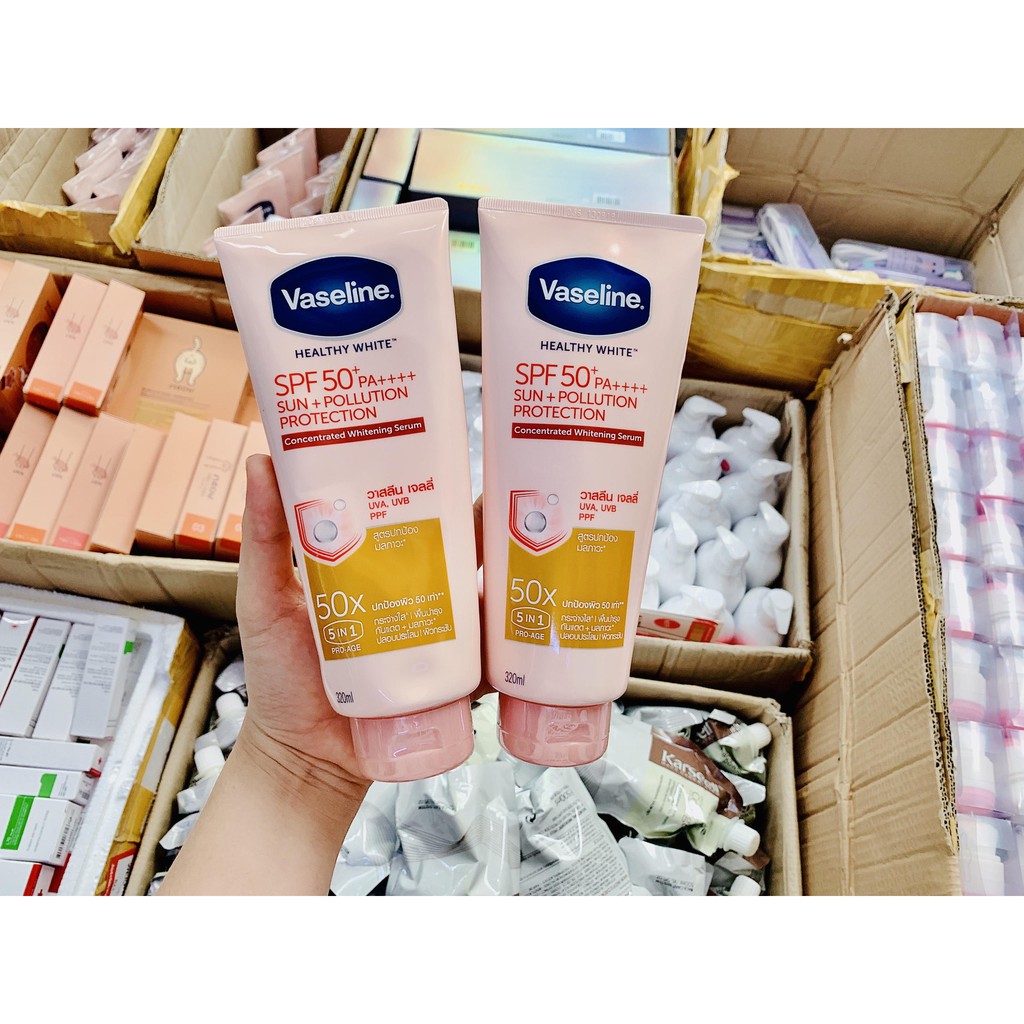 SỮA DƯỠNG THỂ VASELINE HEALTHY WHITE PERFECT SERUM 50x