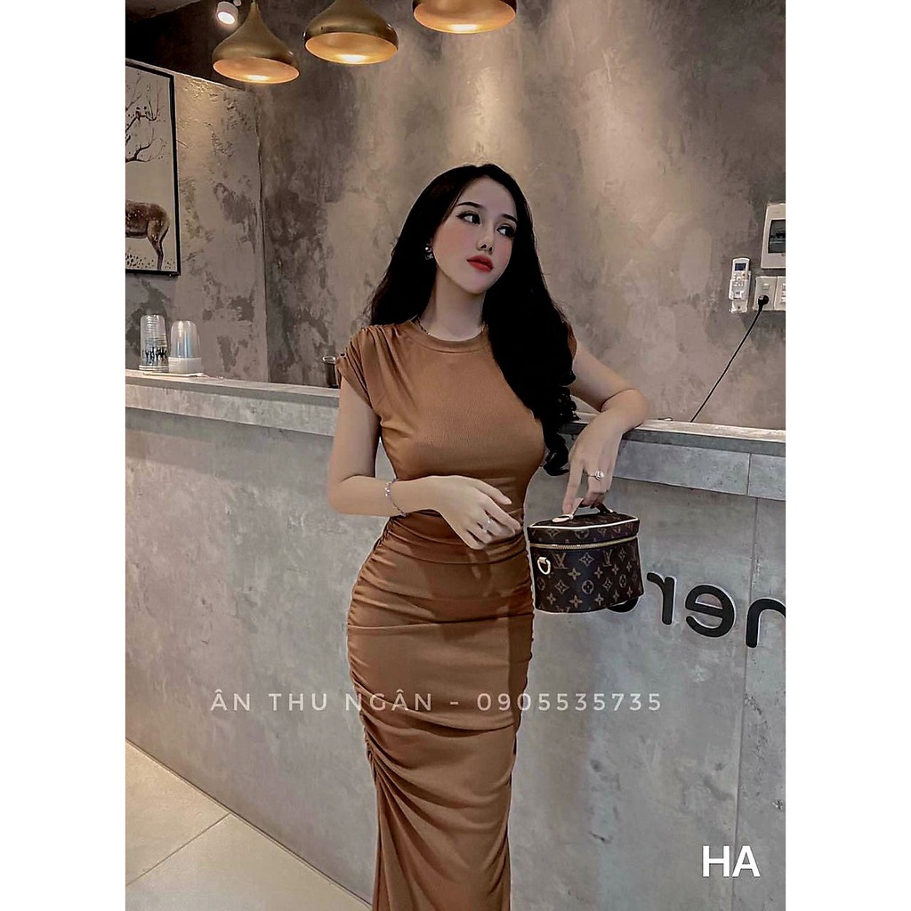 [MẪU MỚI] Đầm Body Nhún Sườn Nhún Vai Thun Borip Thích Hợp Mặc Đi Tiệc Đi Làm Đi Chơi Phù Hợp Với Mọi Phong Cách | BigBuy360 - bigbuy360.vn