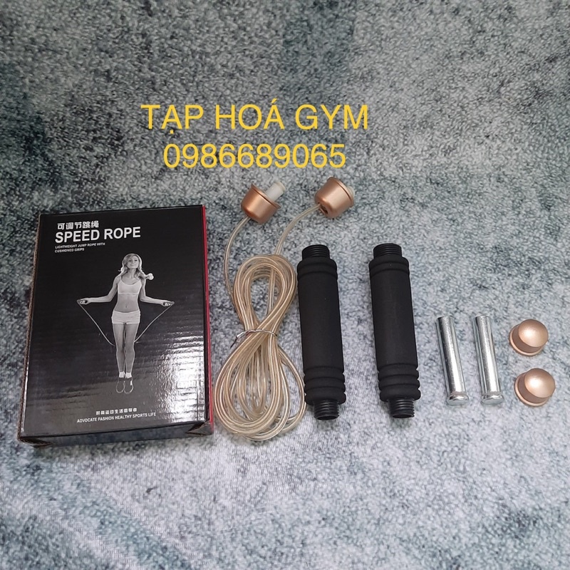 Dây nhảy thể lực sợi cáp cao cấp có hộp đựng Tạp Hóa Gym