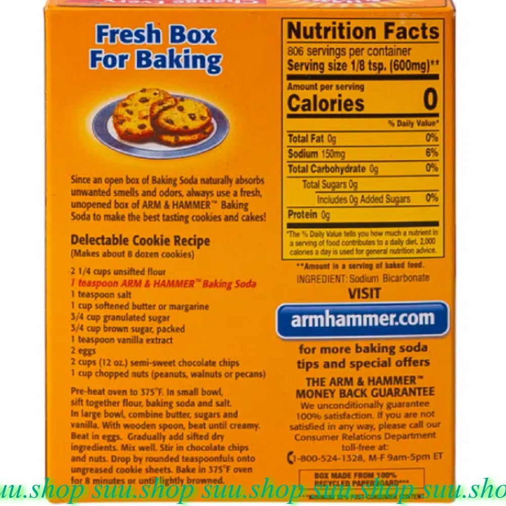 Bột Đa Dụng Pure Baking Soda 454G chính hãng