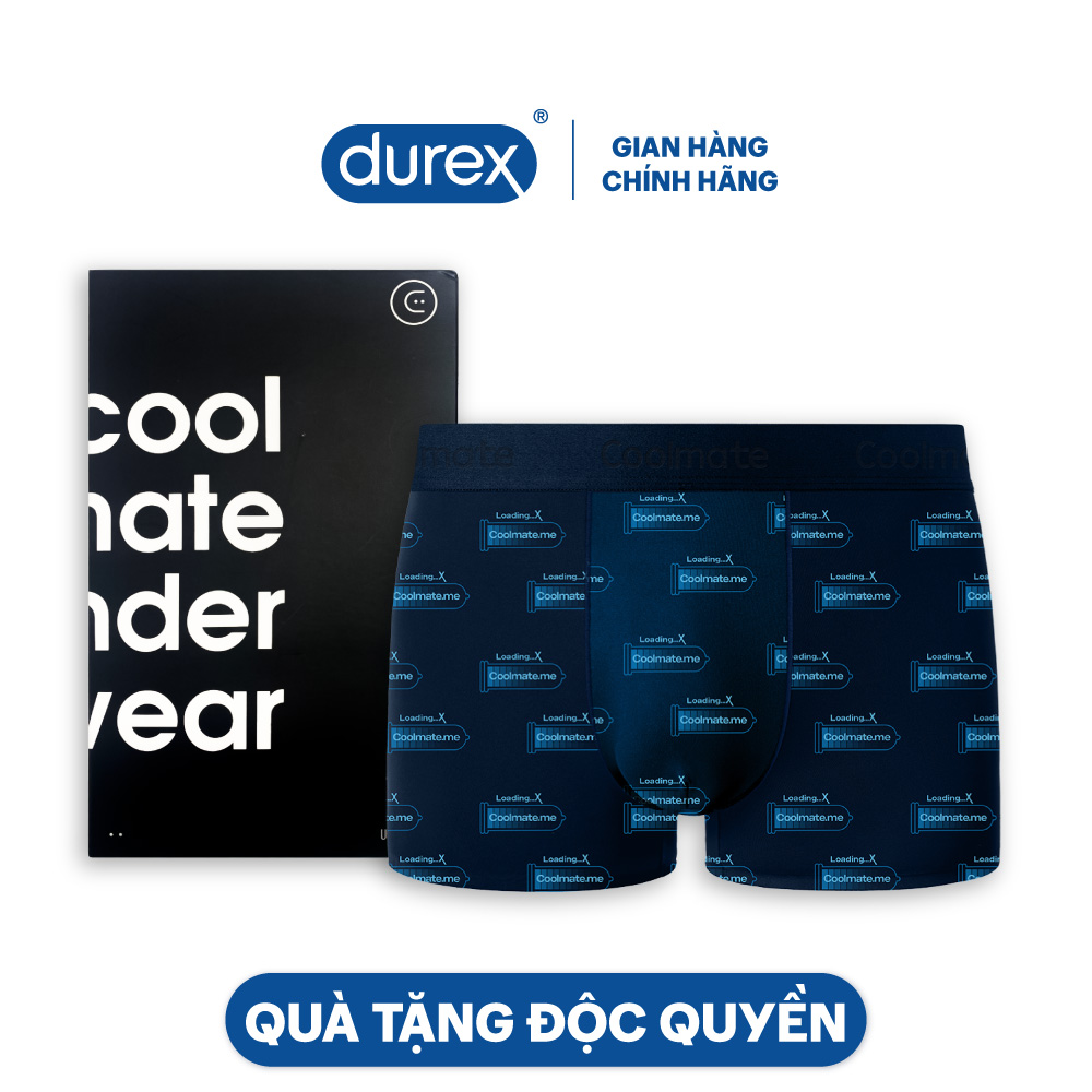 [QUÀ ĐỘC QUYỀN]  Hộp quà Quần lót Coolmate x Durex - Trunk Loading phiên bản giới hạn