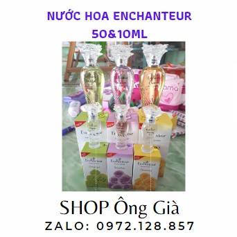 Nước hoa Enchanteur charming hương nước hoa pháp 10ml & 50ml