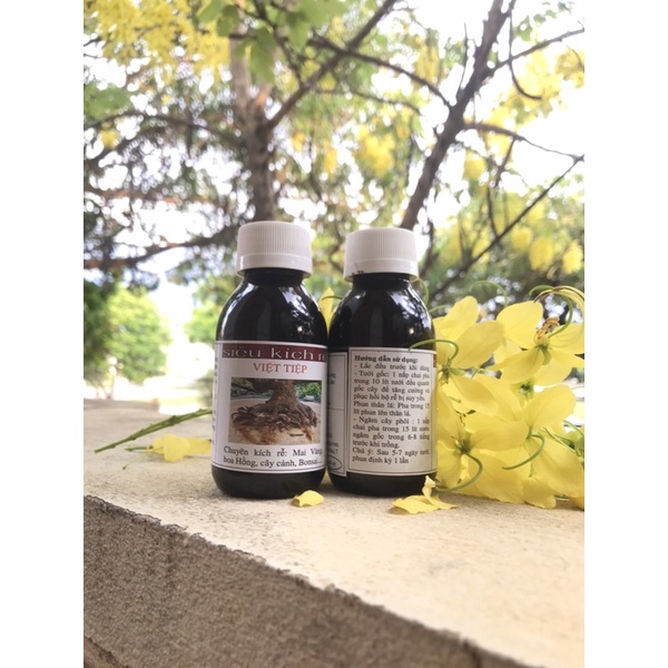 Siêu ra rễ Việt Tiệp dung tích 100ml với nguyên liệu nhập khẩu chuyên kích rễ, cho mai, trang, hoa hồng và cây bonsai